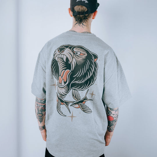 Bear Heavy T-shirt - Grey