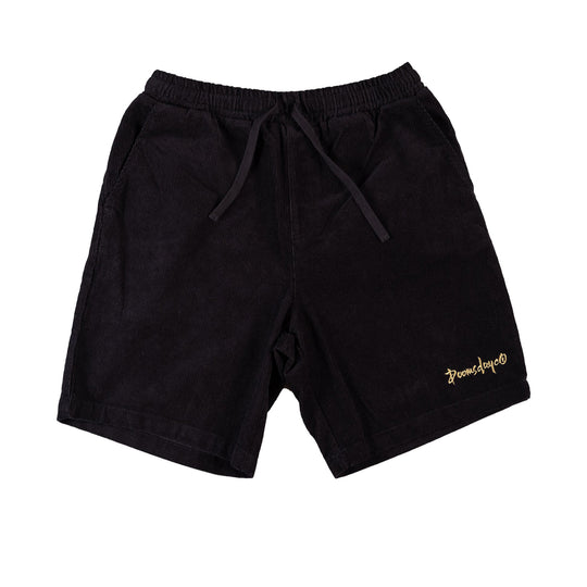 Doomsday Corduroy Shorts - Black