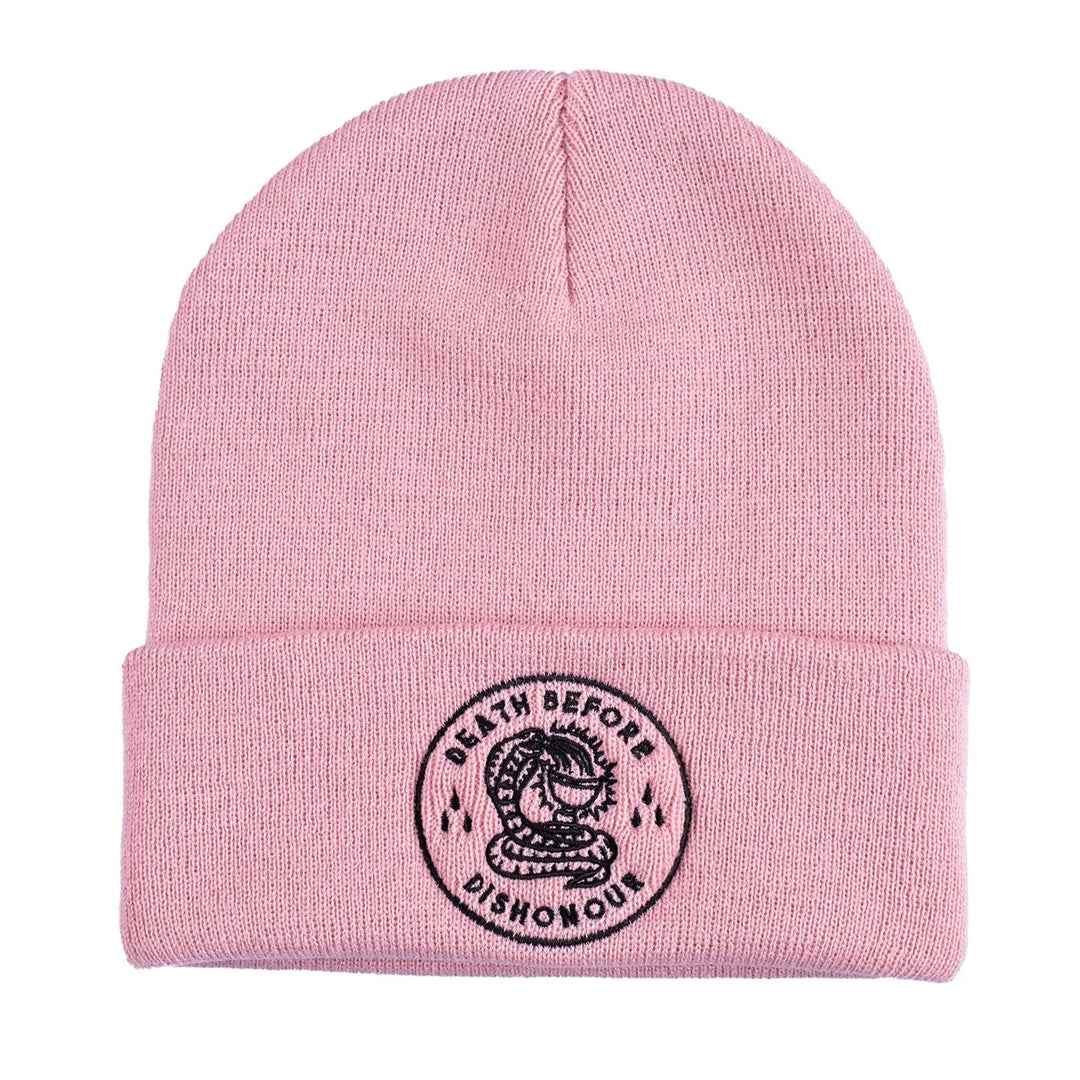 Death Before Dishonour Beanie Baby Pink