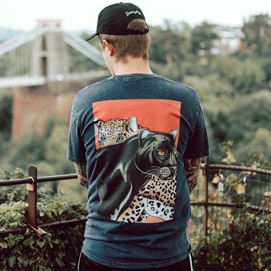 Jaguars Stonewash Blue T-Shirt