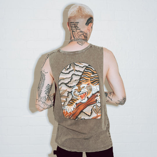 Daniel Lacalle Tiger Moss Green Vest