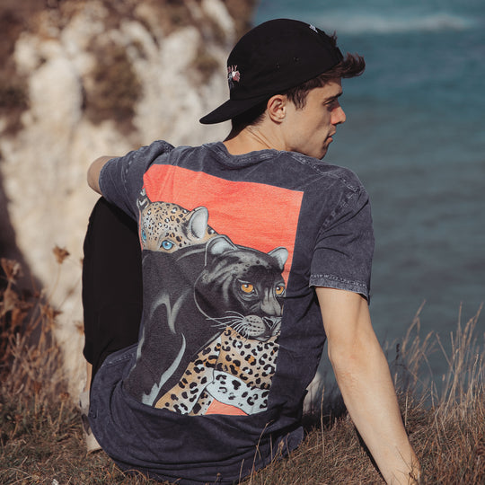 Jaguars Stonewash Blue T-Shirt