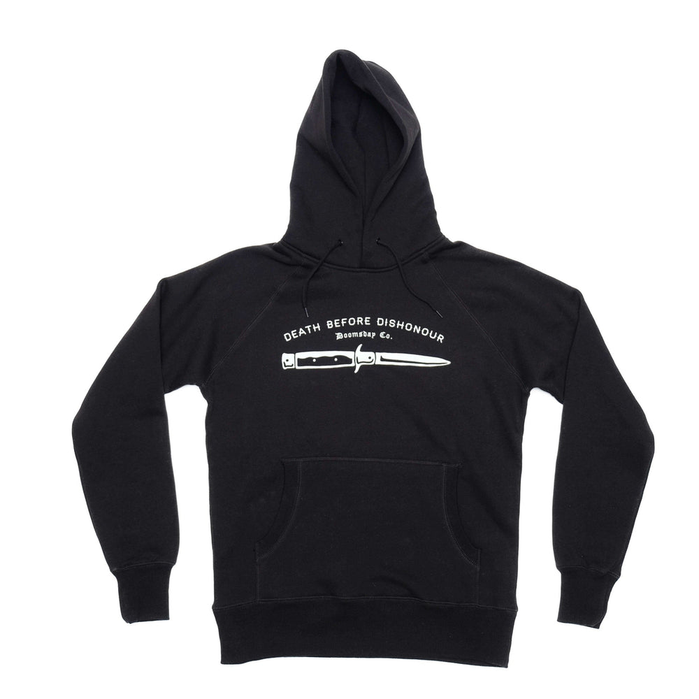 Death Before Dishonour Dagger Black Hoodie | Graphic Hoodie
