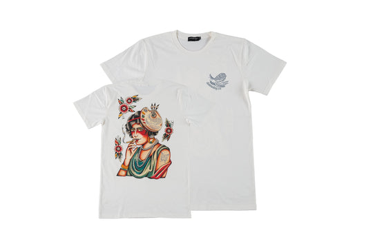 JoshB Lady Painter Off White T-shirt