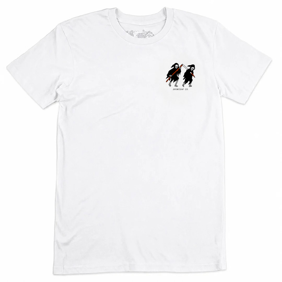 What Goes Around White T-Shirt