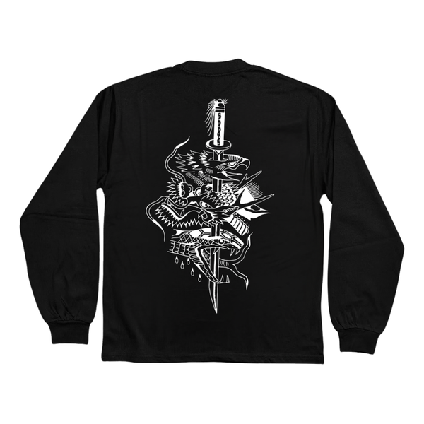 Dagger Black Heavy Long Sleeve