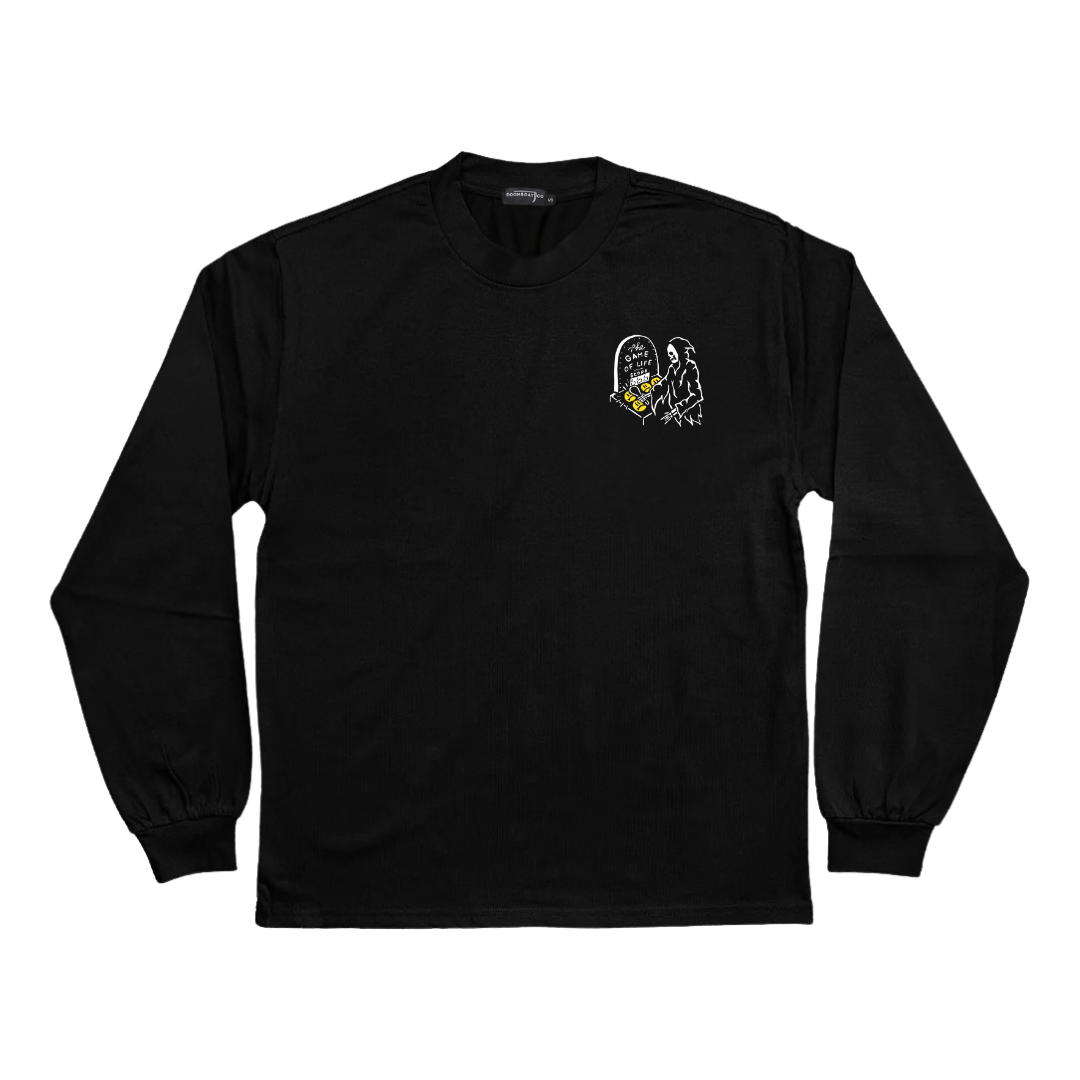 Life's A Game Black Heavy Long Sleeve