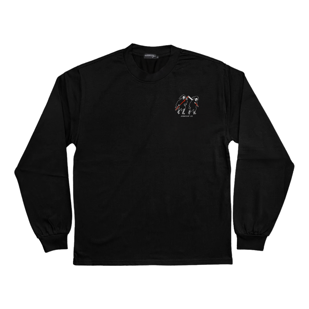 What Goes Around Black Heavy Long Sleeve