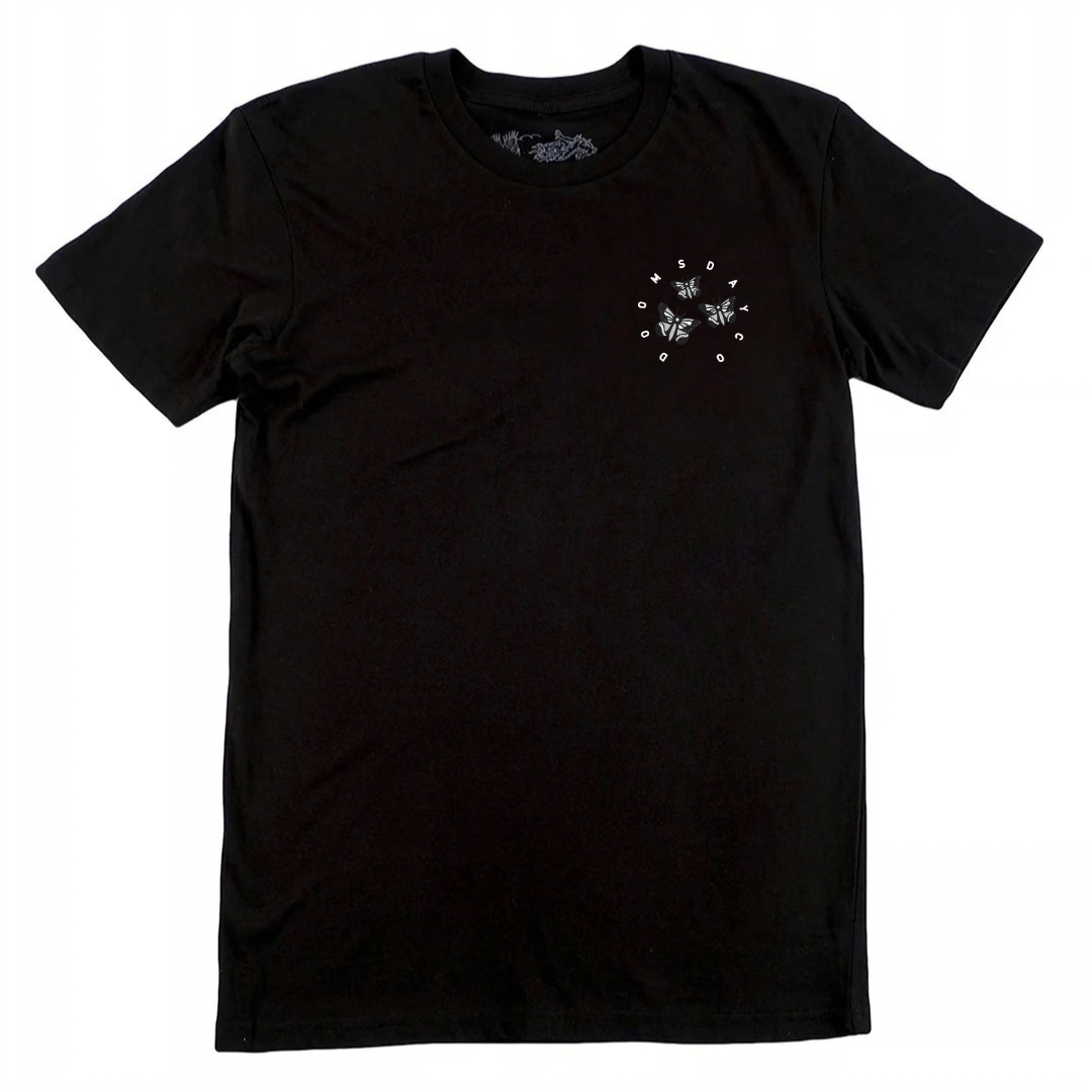 Grey Mystic Lady Black T-Shirt