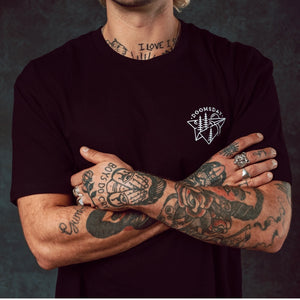 Paper Plane Black Tshirt