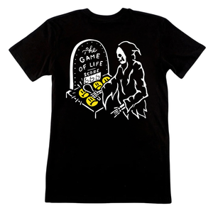 Life's A Game Black T-Shirt