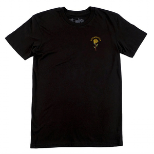 Fleurs Black T-Shirt