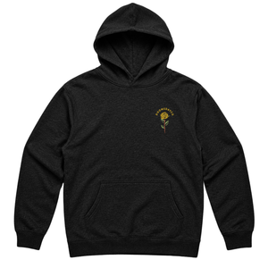 Fleurs Black Hoodie