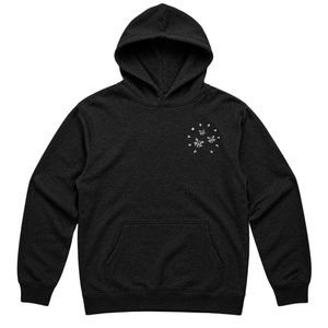 Grey Mystic Lady Black Hoodie