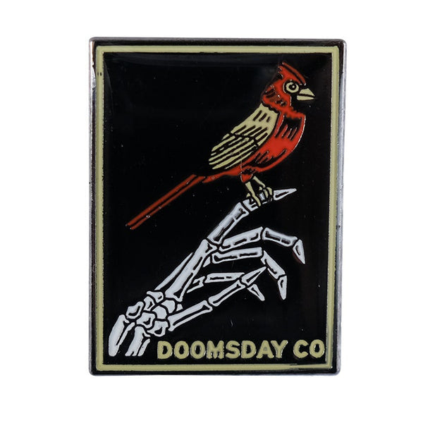Cardinal Enamel Pin