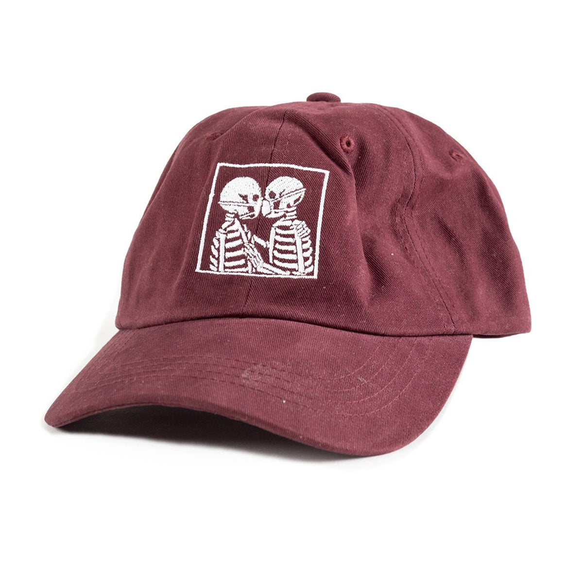 Covid-19 Dad Cap - Burgundy