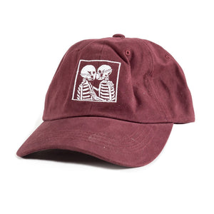 Covid-19 Dad Cap - Burgundy