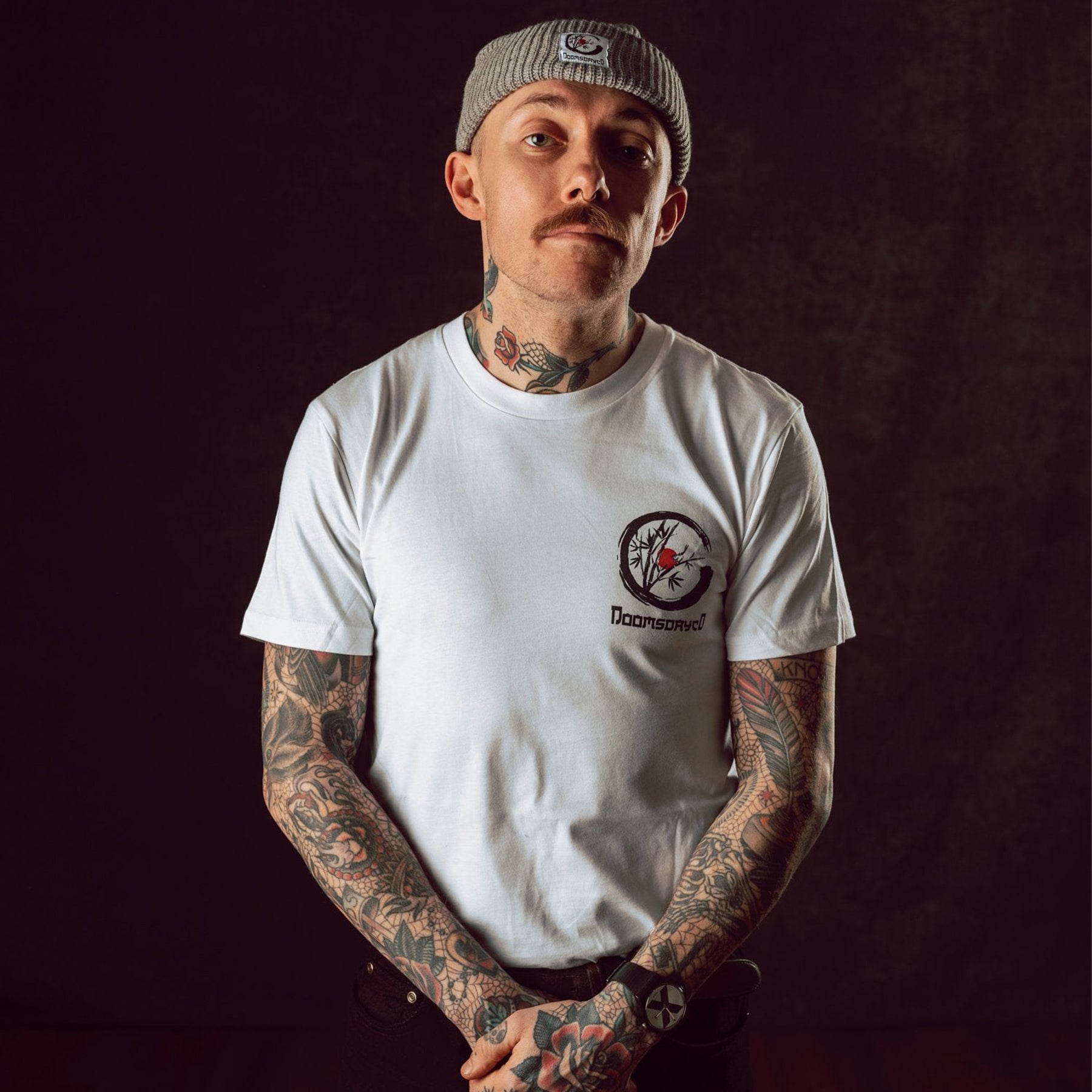 Baldo Crane T-Shirt Doomsdayco Japanese Tattoo Clothing