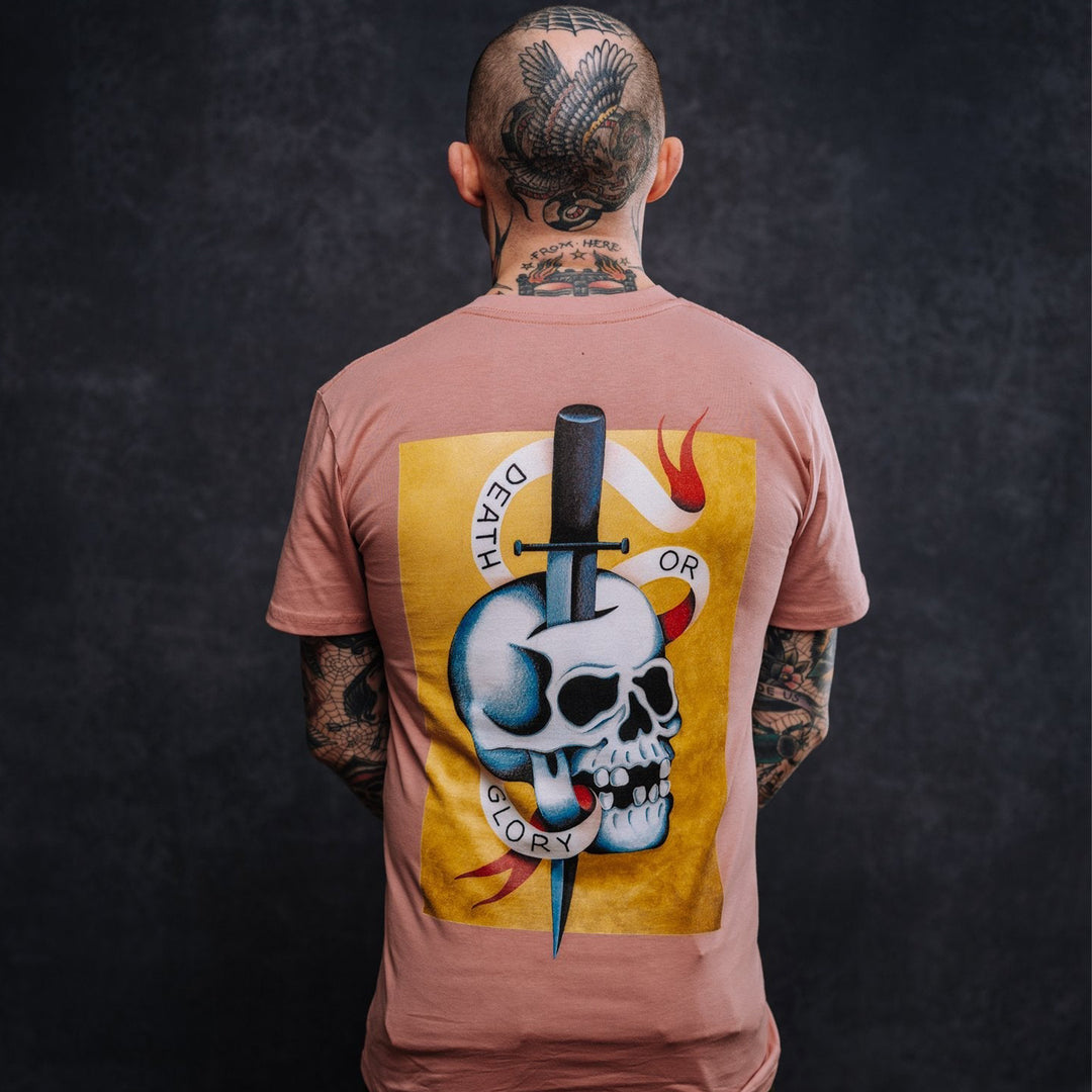Pain1666 Death or Glory Rose T-shirt