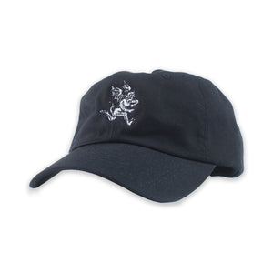 David devil dad cap - doomsdayco black dad cap