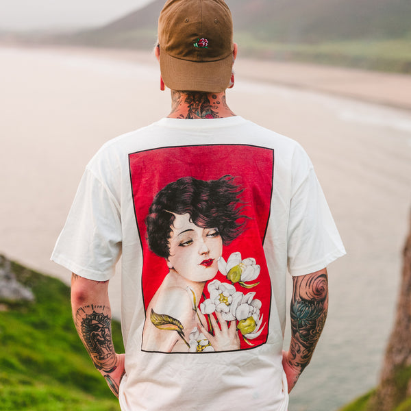 Pain1666 Flower Girl Off-White T-Shirt