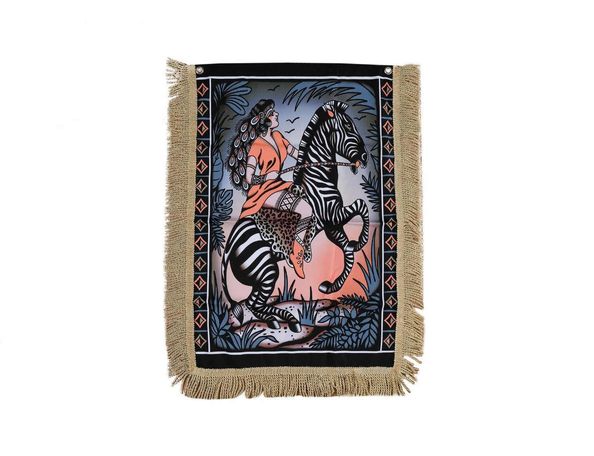 Zebra Woven Tapestry