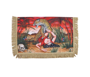 Taryn Tiger Woven Tapestry