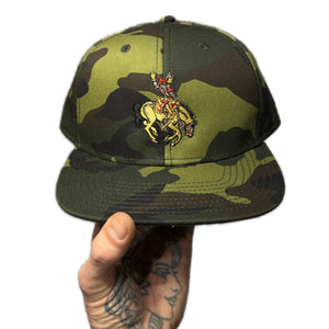 Cowboy camo snap back