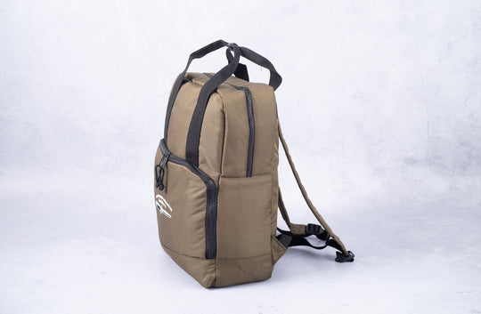 Recycled twin handle cooler backpack