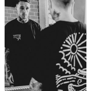 Lone Whale - Black T-Shirt