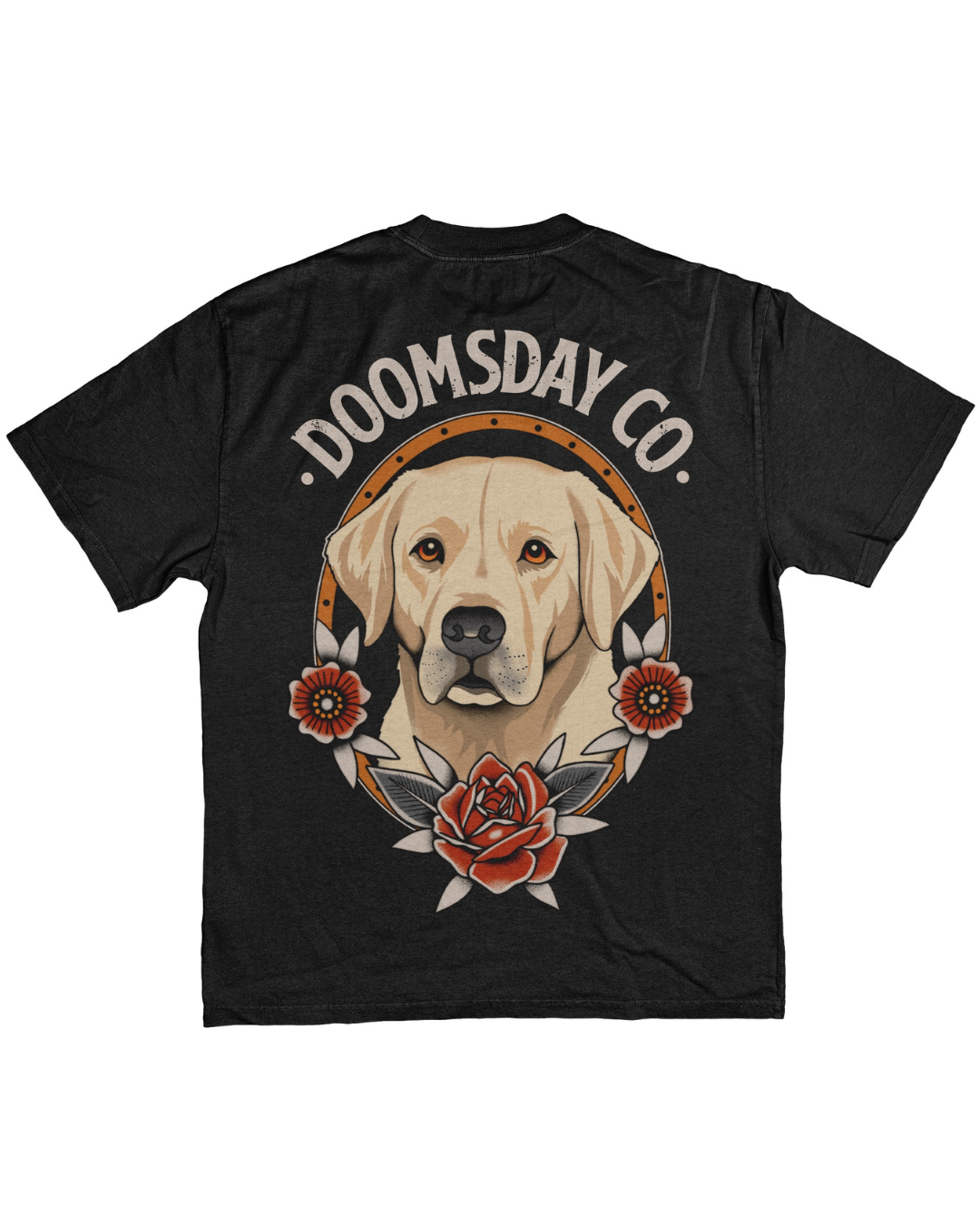 Labrador Faded Black Heavy Tee
