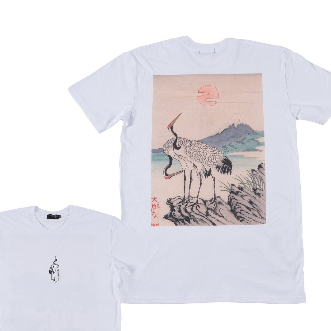 Baldo Mount Fuji T-Shirt - White