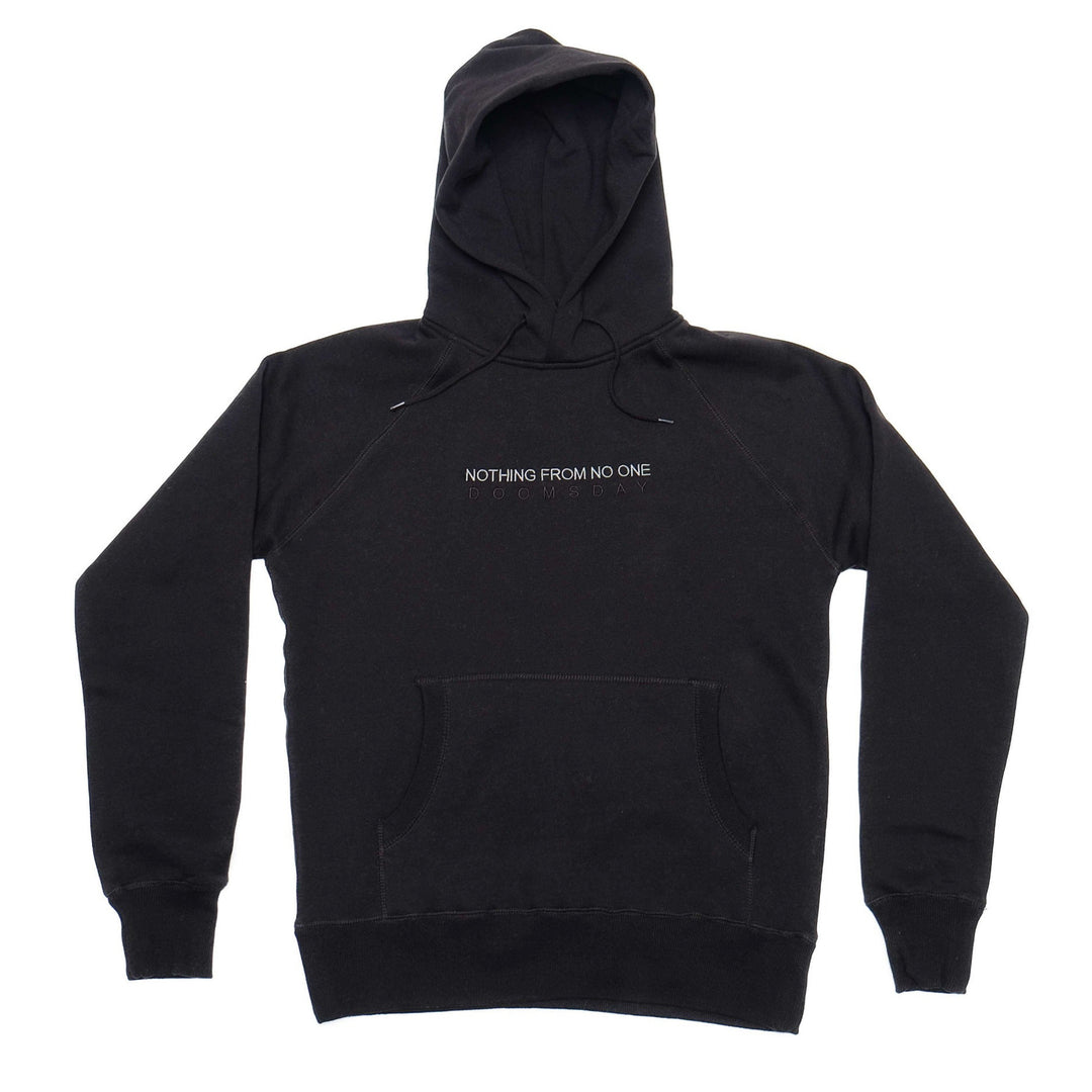 Nothing From No One - Black Hoodie | Embroidered Hoodie | Tattoo ...