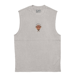 Panther Heavy Faded Bone Tank