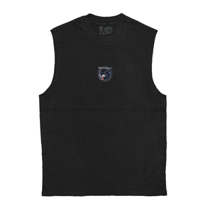 Panther Snake Heavy Faded Black Tank