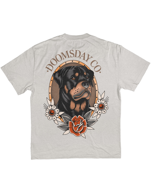 Rottweiler Faded Bone Heavy Tee