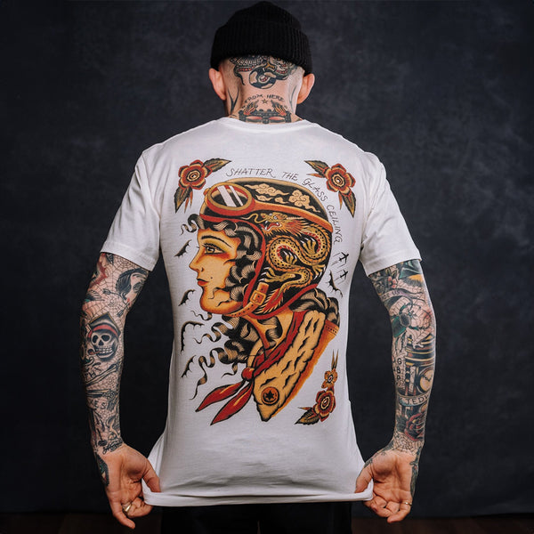 Shatter the Glass Ceiling Off White T-shirt