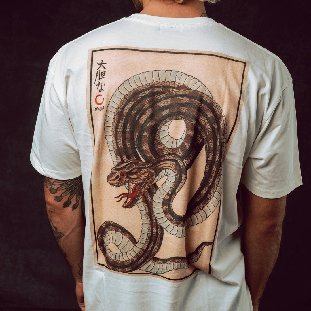 Baldo Snake T-shirt - Off White