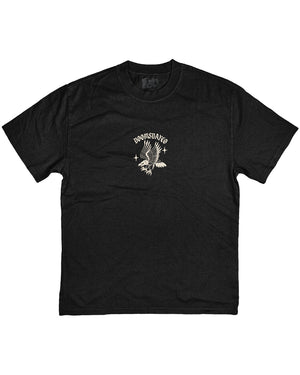 Trad Eagle Black Heavy Tee