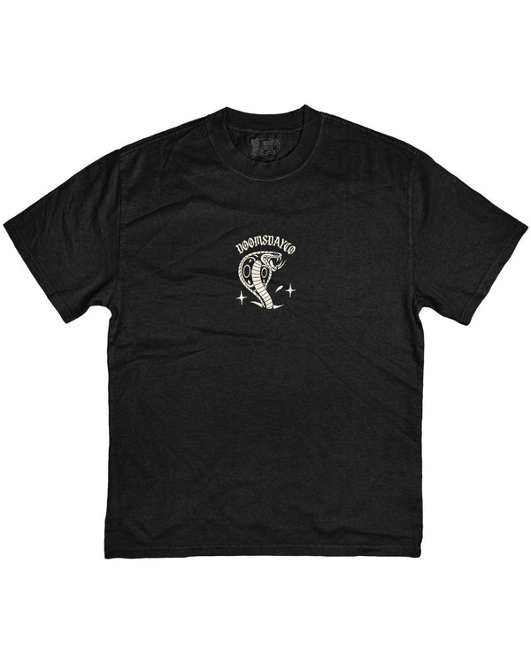 Trad Snake Black Heavy Tee