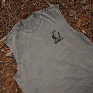 Heavy faded grey Archer Vest