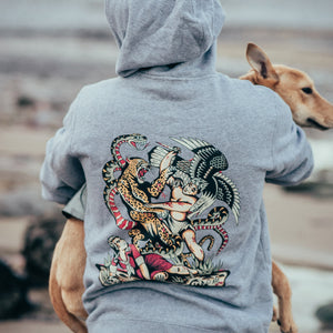 Battle Royale Hoodie - Grey