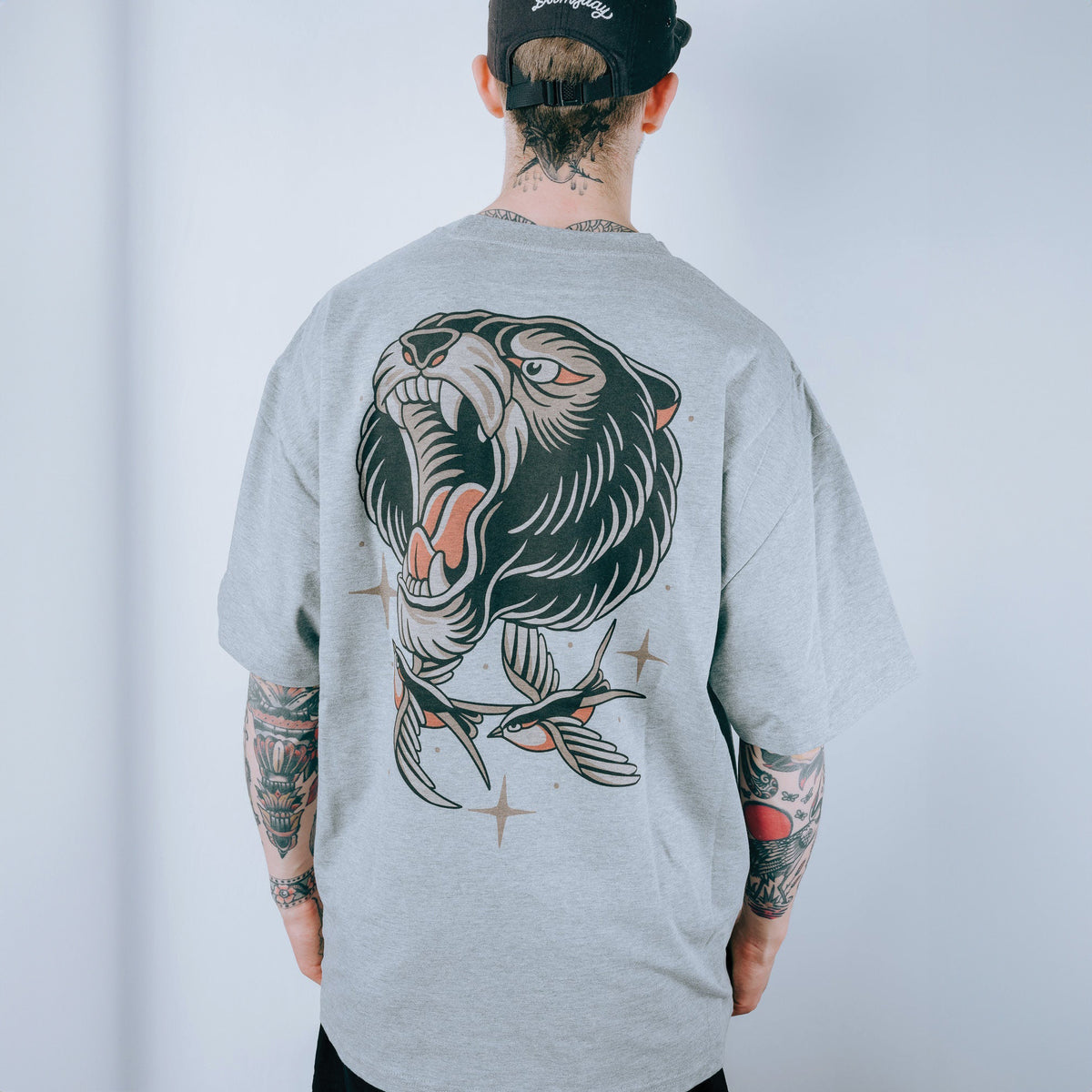 Bear Heavy T-shirt - Grey