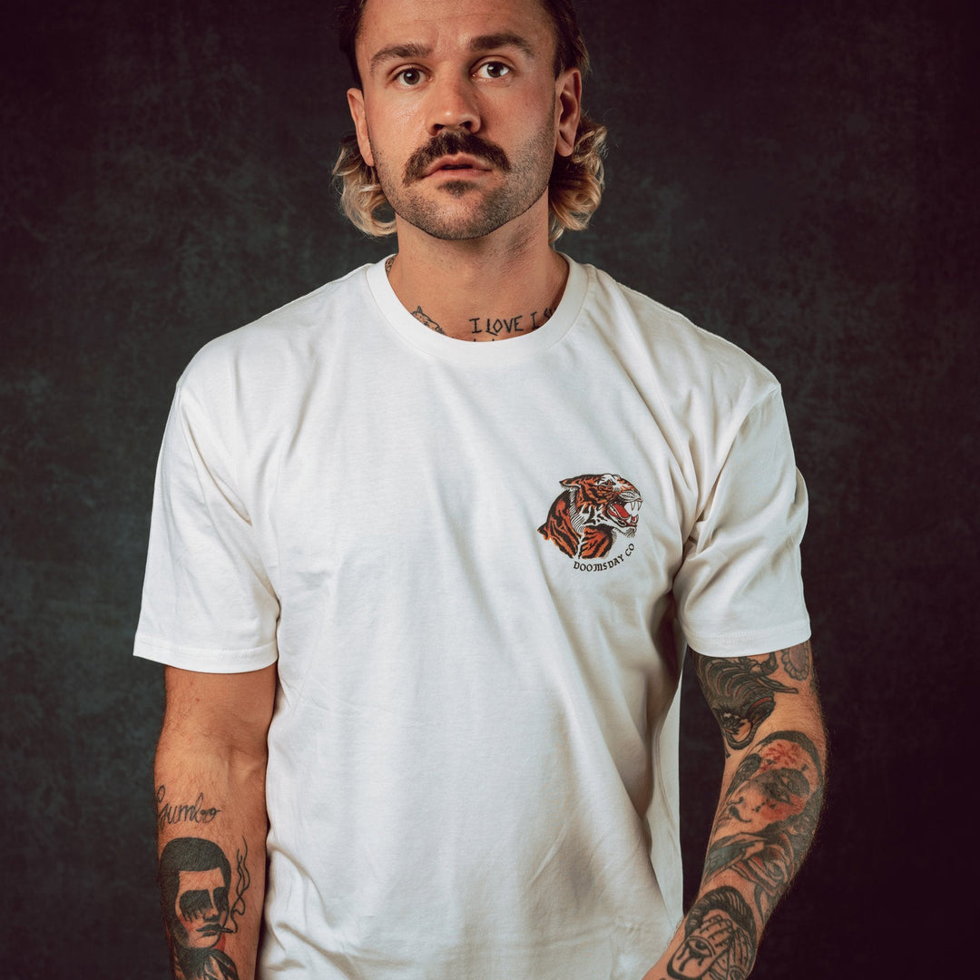 Tony Blue Arms Flash T-shirt | Traditional Tattoo Inspired Clothing ...