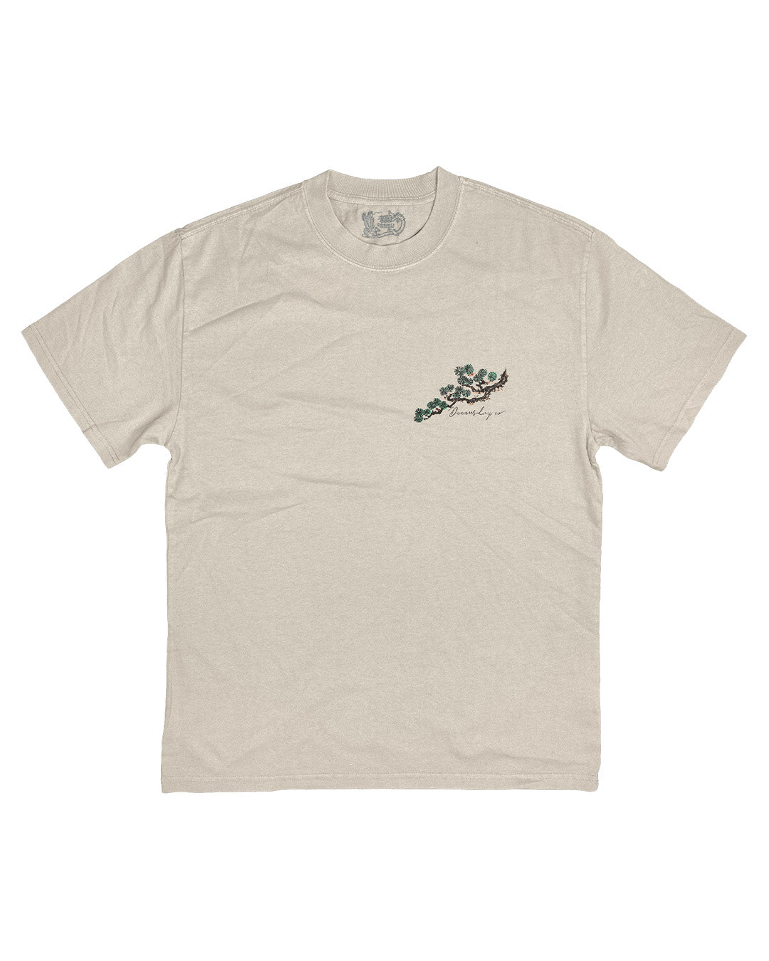 Bonsai Heavy Faded Ecru T-Shirt