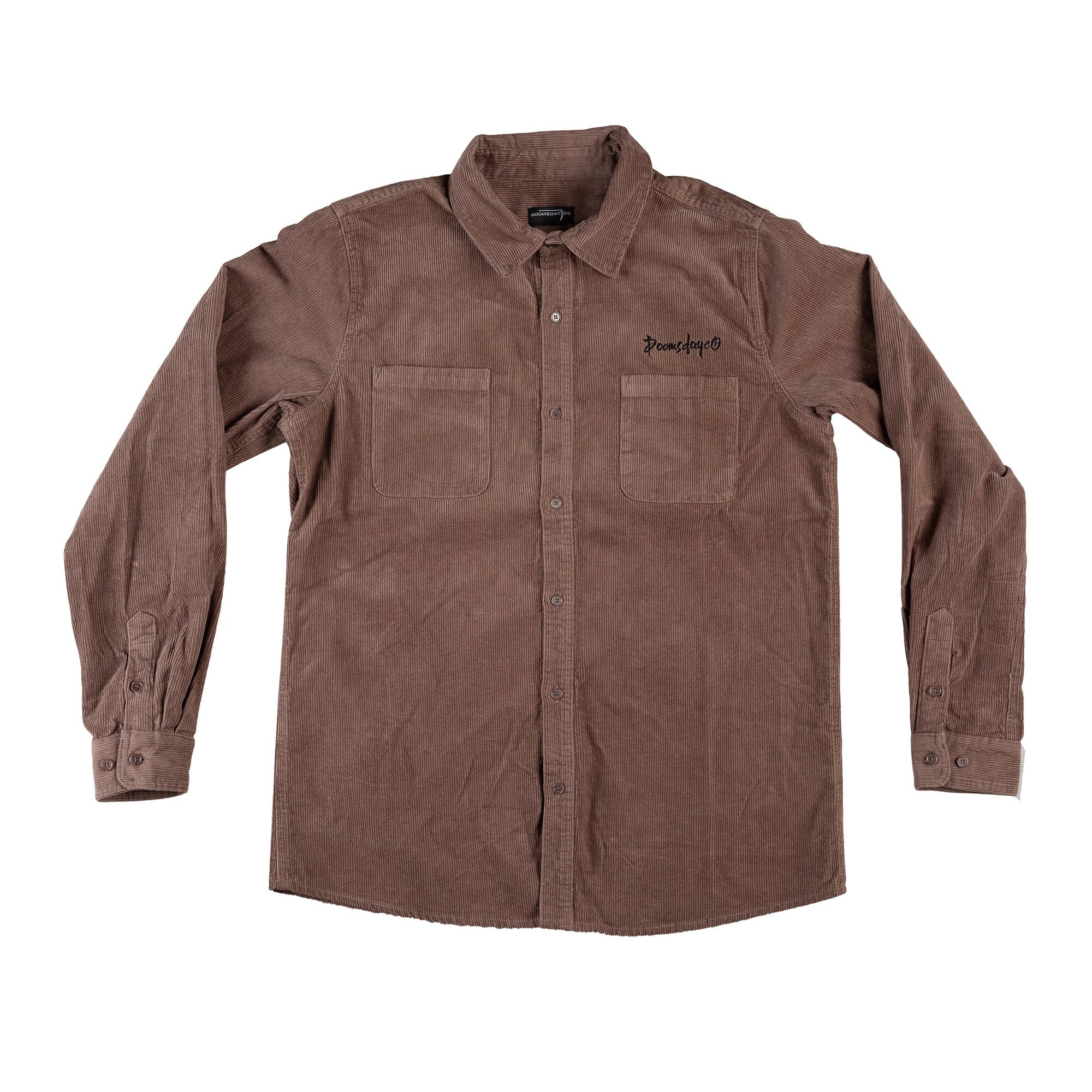 Essential Corduroy Shirt - Brown – Doomsday Co