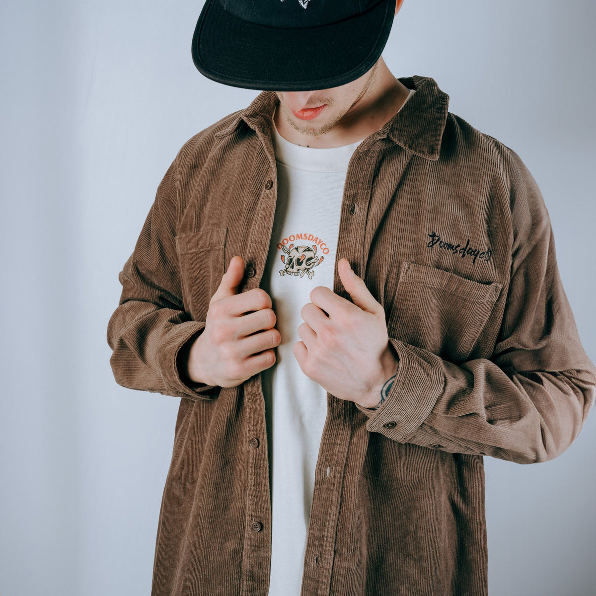 Essential Corduroy Shirt - Brown