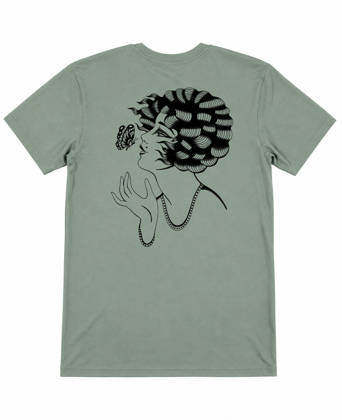Butterfly Lady Sage T-Shirt
