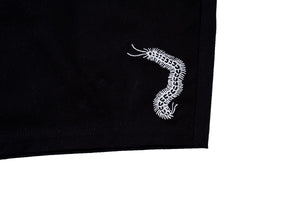 Centipede black walk shorts - doomsdayco black walk shorts