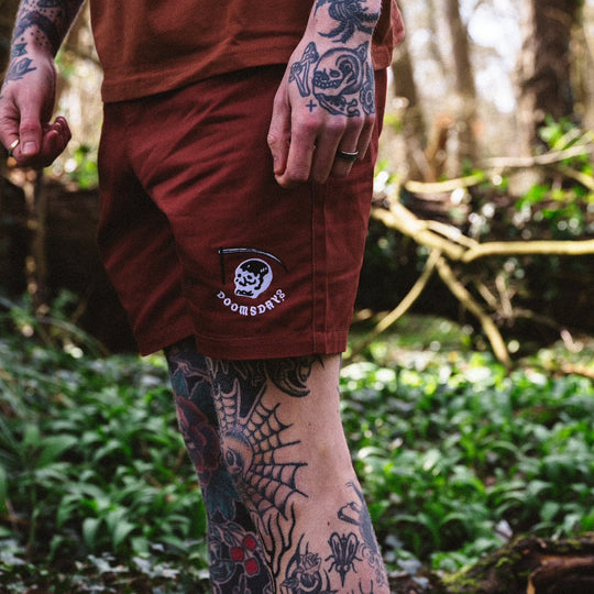 Clay Skull Shorts